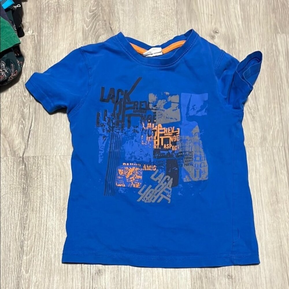 Blue Graphic Kids T-Shirt